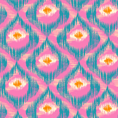 Wild Ikat Collar