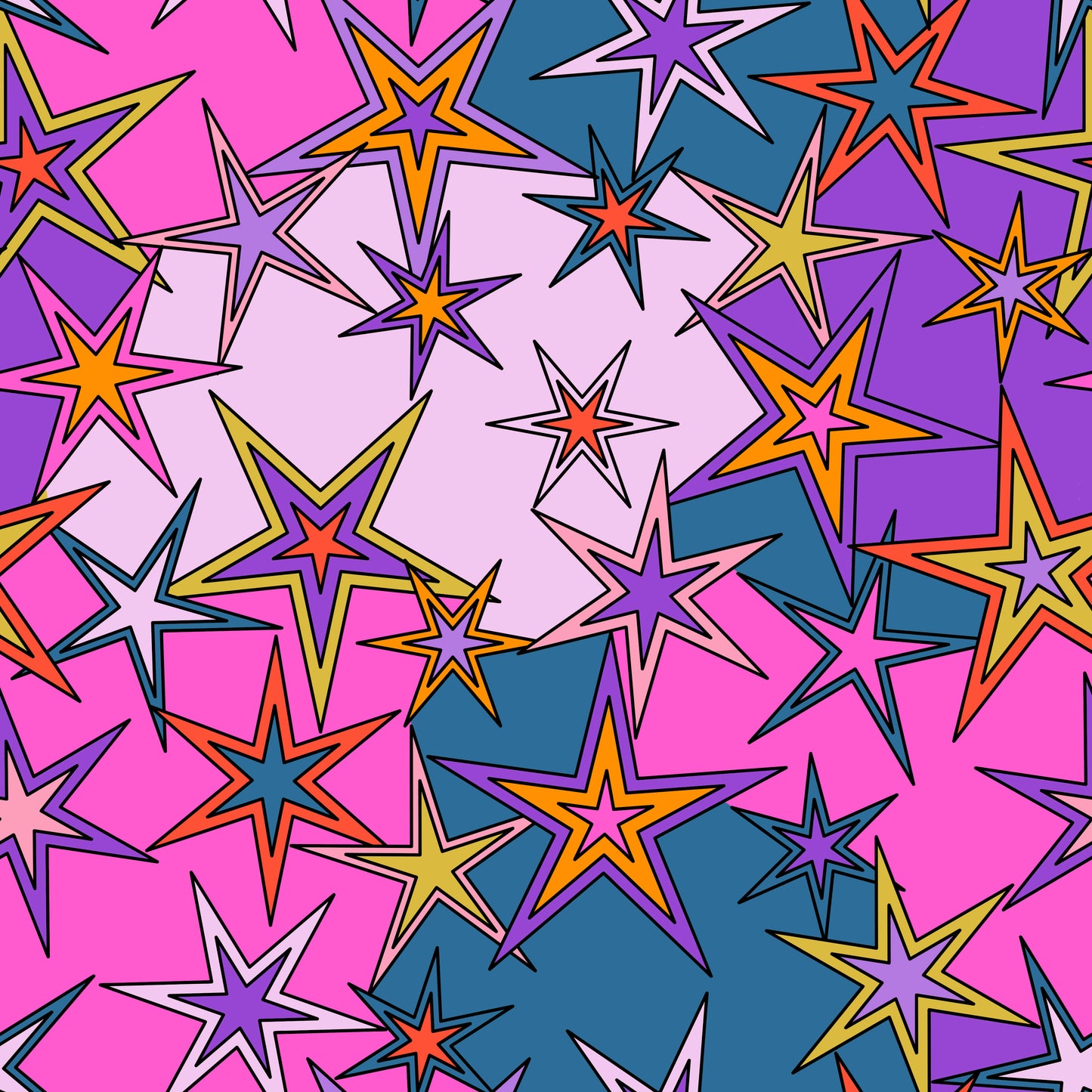 Retro Stars Collar